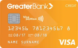 Greater Bank Visa Credit Card image