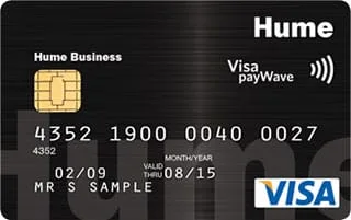 Hume Business Visa Unsecured Credit Card image