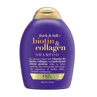 50% off Ogx Thick & Full + Volumising Biotin & Collagen Shampoo