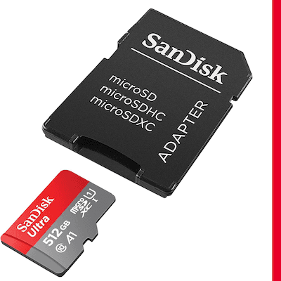 65% off SanDisk 512GB Ultra microSDXC Cards: $52