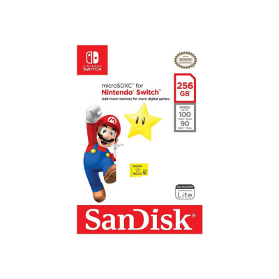 47% off SanDisk MicroSDXC Memory Card for Nintendo Switch (256GB): Now $42