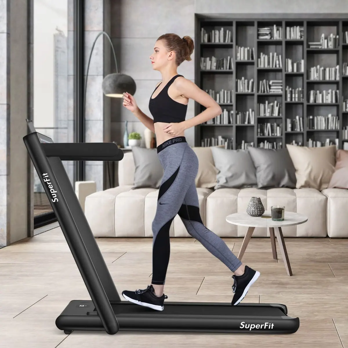 41% off Costway 2 in 1 Folding Treadmill