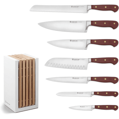 61% off Wüsthof Classic Knife Block Set 8 pieces: $970.66