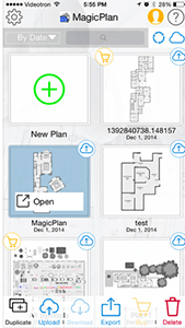 magicplan Interface