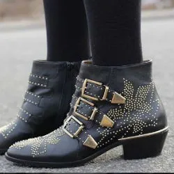 chloe susanna boots black gold