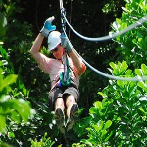 Ziplining