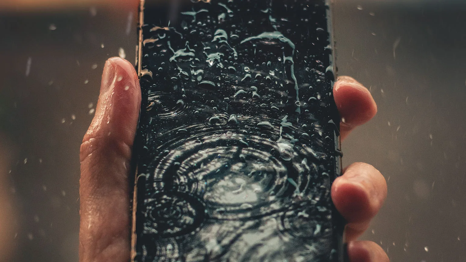 Pexels Phone in rain