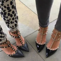 Get the look for less Valentino  Rock Stud shoes 