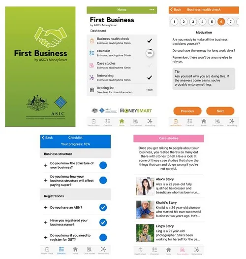 first business app asic