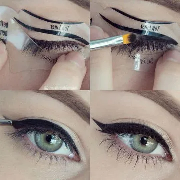 why you need to try an eyeliner stencil and where to get them finder