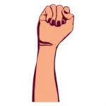 Raised fist