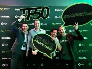 The Zip team at the Tech Fast 50 Awards