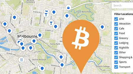 MAP: Bitcoin ATMs and shops that accept BTC payment in Melbourne