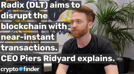 Radix CEO Piers Ridyard wants to disrupt the blockchain sector