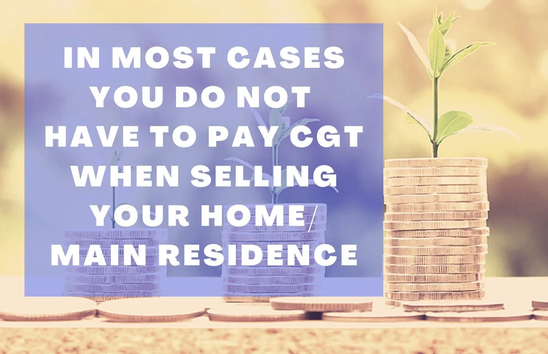 Capital gains tax when selling property Finder