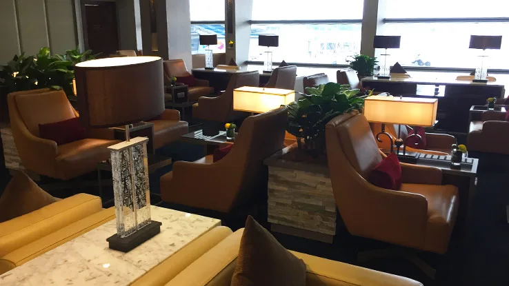 Emirates Business Lounge Kuala Lumpur seating