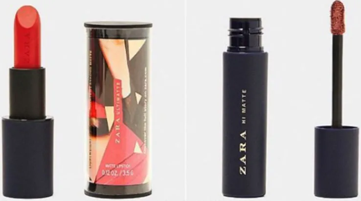 launch of ZARA's makeup line 