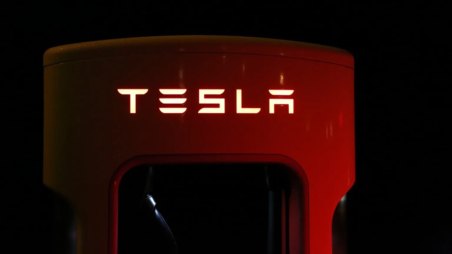Image: Supplied Tesla charging station.