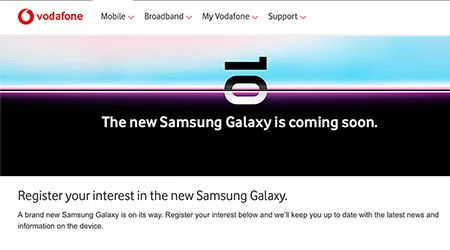 Vodafone confirms it will sell the Samsung Galaxy S10 “soon”