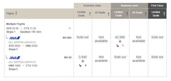 Booking Air Canada with points 2