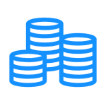 stack of vector coins representing cryptocurrency Image: Getty