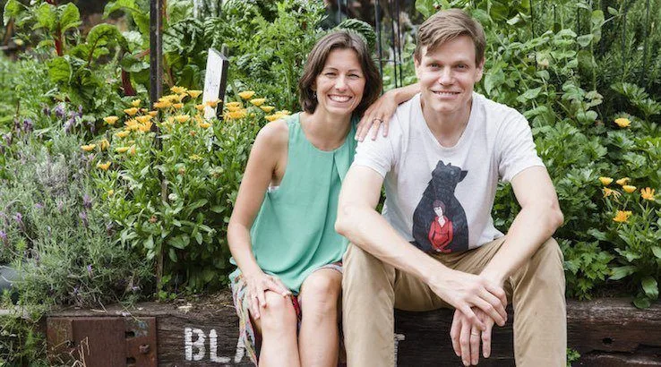 Image: Yasmin Mund/Supplied ShareWaste founders Eli Bramborova and and Tomas Brambora. Image: Yasmin Mund/Supplied