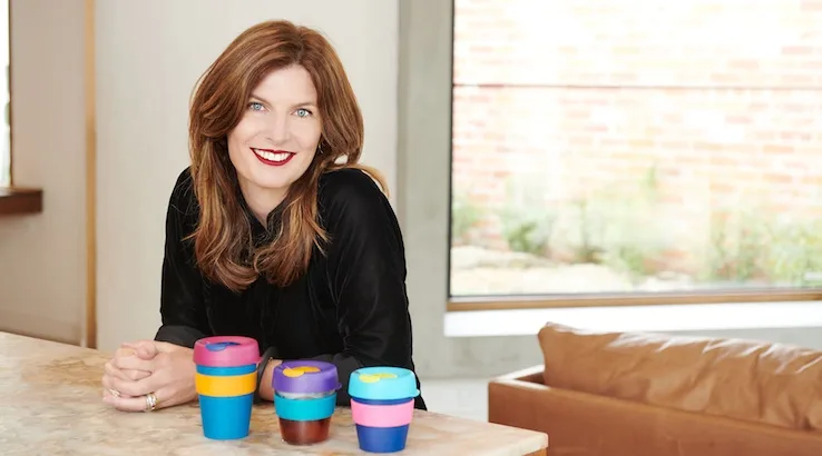 Image: Albert Comper/Supplied KeepCup co-founder and managing director Abigail Forsyth.