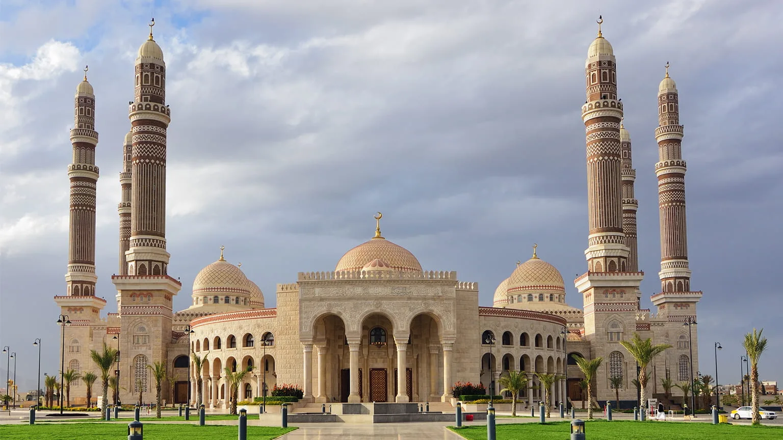 Image: Shutterstock The famous Al-Saleh mosque in the capital of Yemen, Sanaa