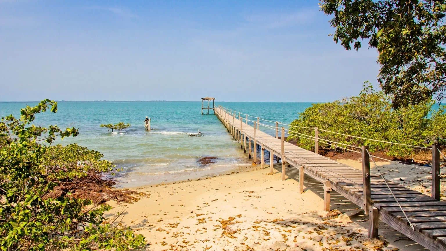 Image: Getty Images Bissagos Beach, Guinea Bissau