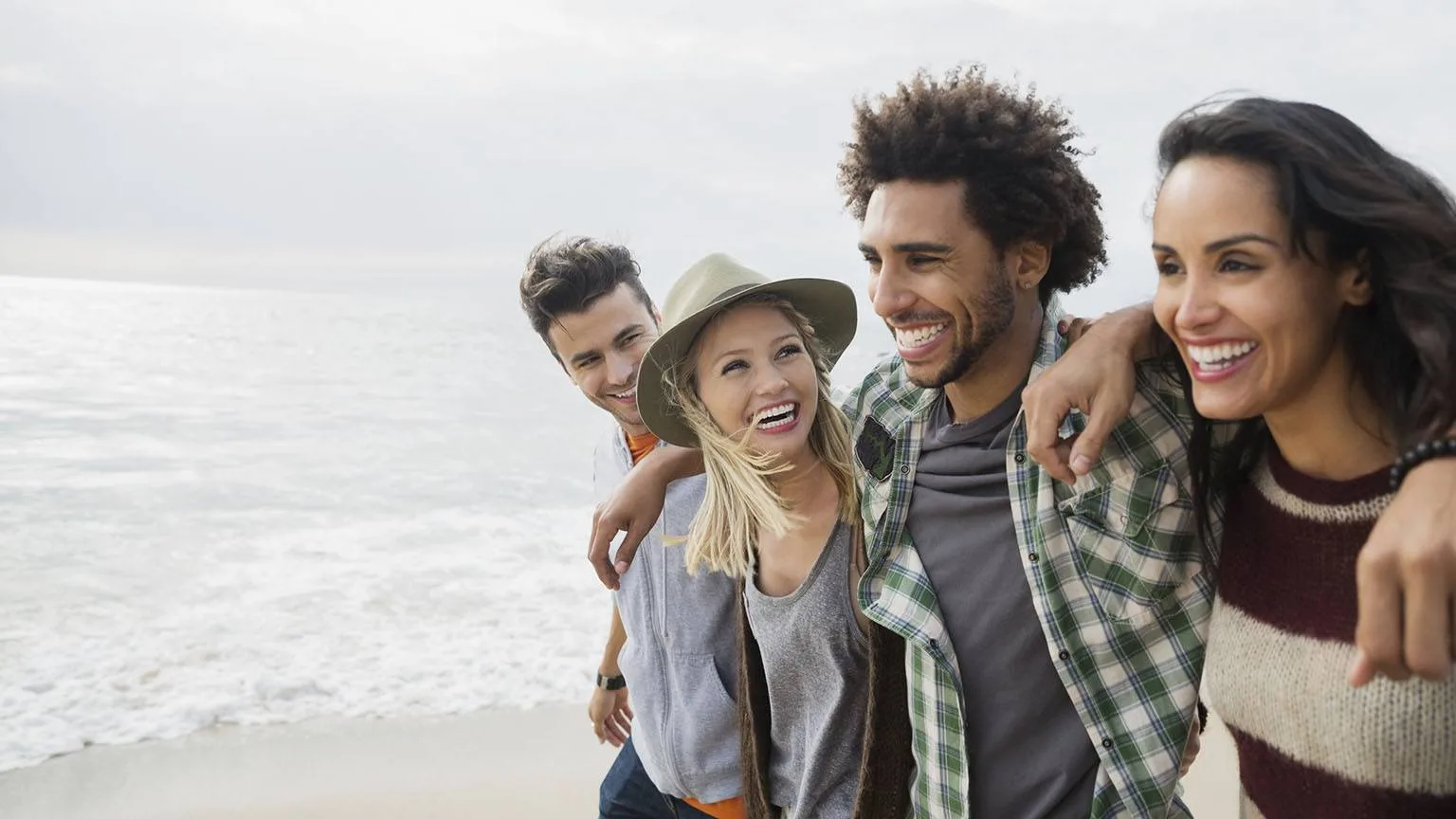 Image: Getty Images Smiling friends