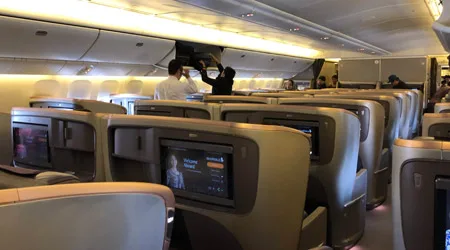 Singapore Airlines 777-300ER Business Class Singapore to Los Angeles Review