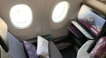 Qatar Airways QSuites Business Class Singapore to Doha Review