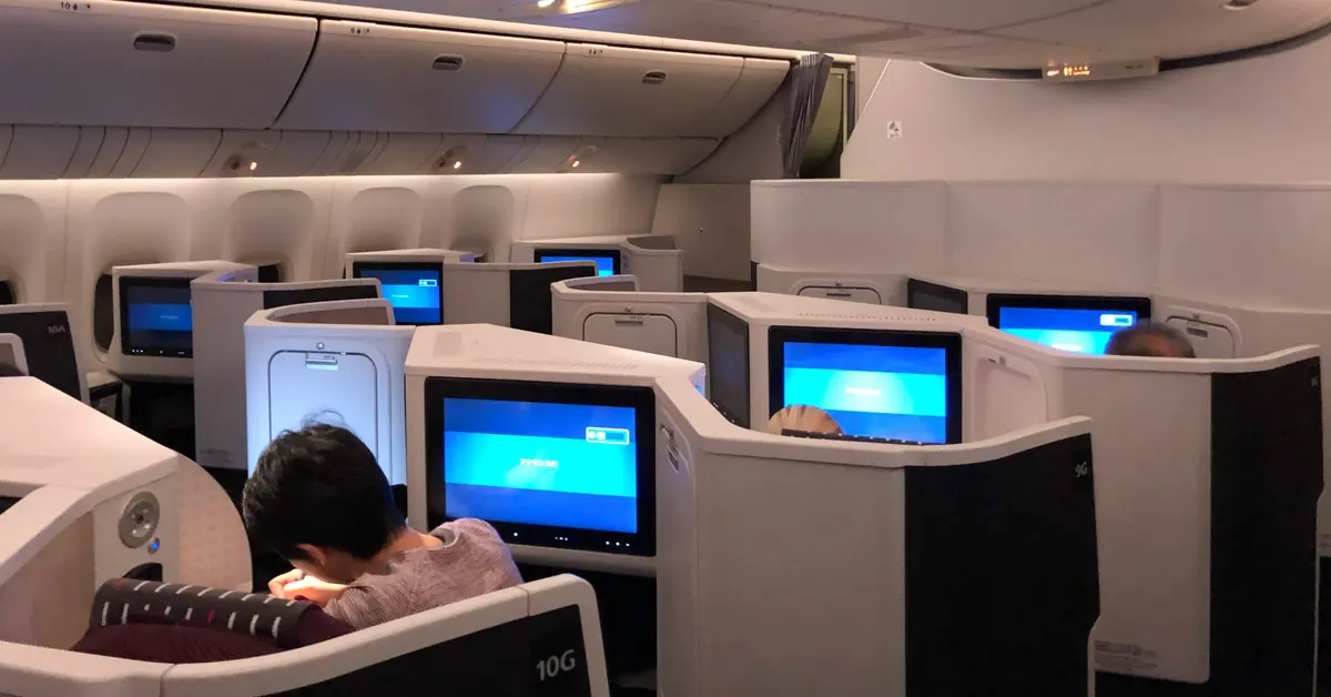 Hands On Review Japan Airlines 777 0er Business Class