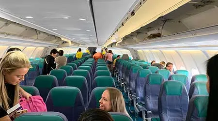 Image: Alex Keshen/Finder Cebu Pacific plane interior