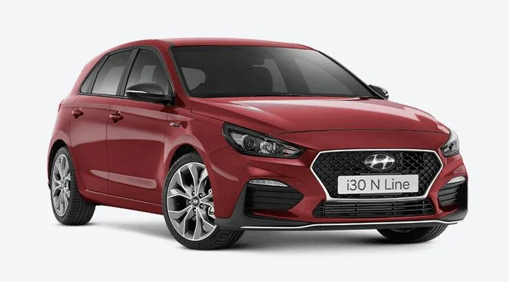 Image: Supplied Hyundai i30 N Line in Foery Red
