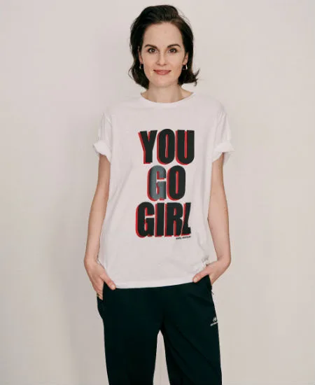 Image: Supplied Michelle Dockery wearing Isabel Marant
