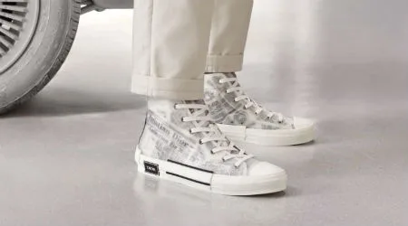 First look: Dior Homme reintroduces the iconic newspaper print