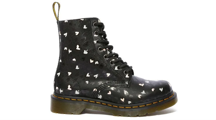 doc martens with hearts