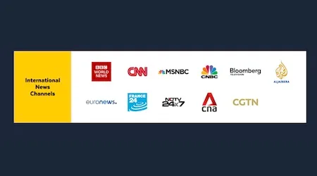 Fetch subscribers get 11 international news channels for free