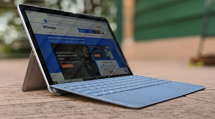 Image: Finder Microsoft Surface Go 2