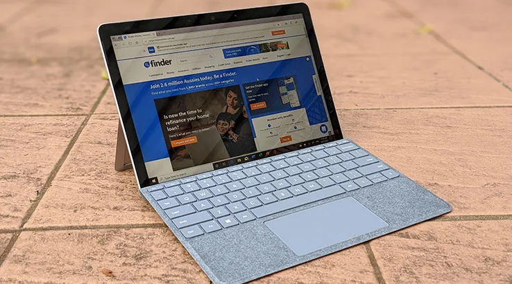 Image: Finder Microsoft Surface Go 2