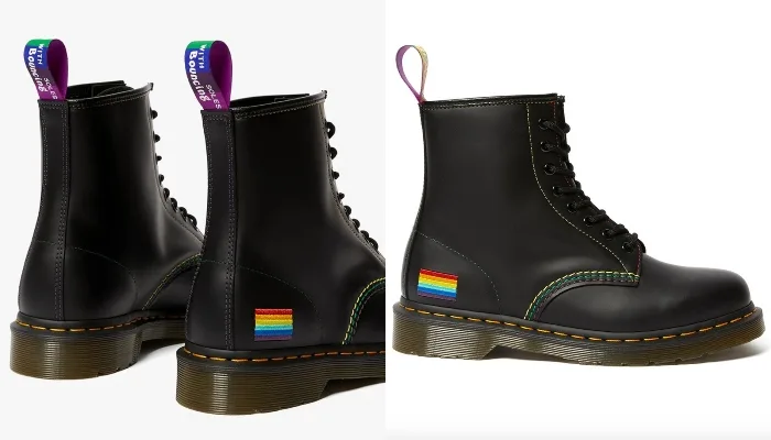 rainbow pride doc martens