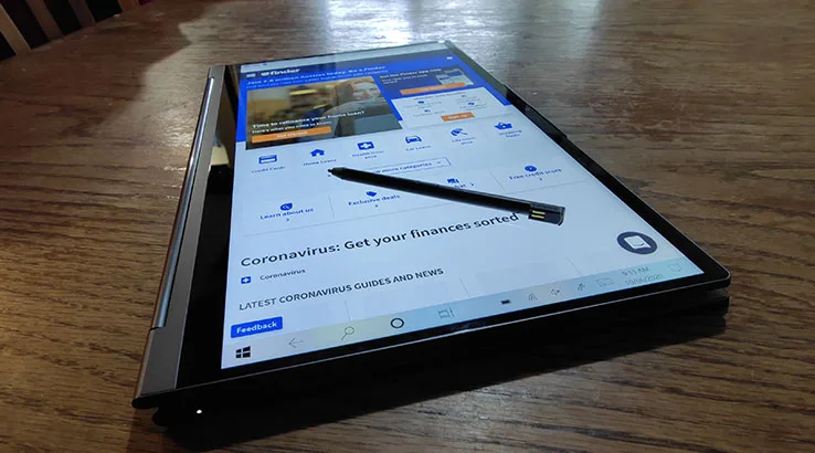 Lenovo Yoga C940 review Finder