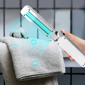 Led light disinfecting towel