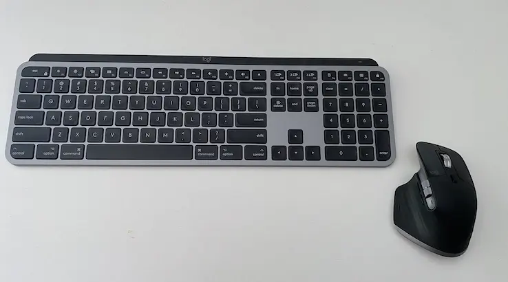 what keyboard button to press logitech mouse mac