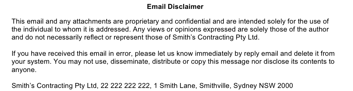 free-email-disclaimer-templates-australia-finder-au