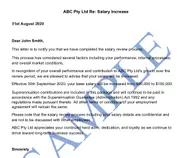 Free Salary Increase Letter Templates Australia Finder au