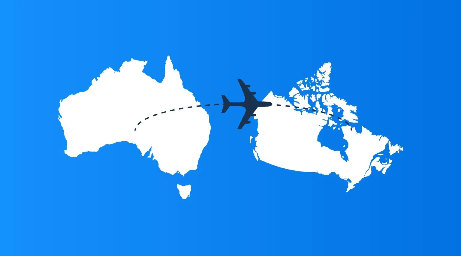 travel time from canada to australia
