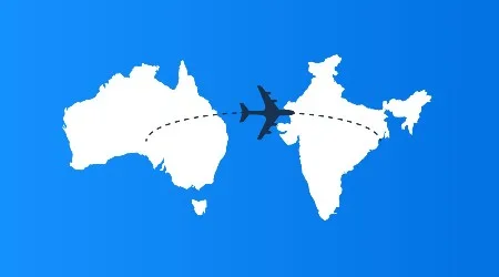 travelling to india from australia