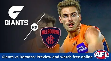 How to watch GWS Giants vs Melbourne Demons AFL live and match preview